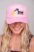 Wiener Rides .25 cents Trucker Hat - Pink