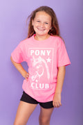 Pink Pony Graphic Tee - Girls