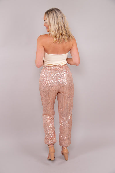 Rose Gold Radiance Joggers