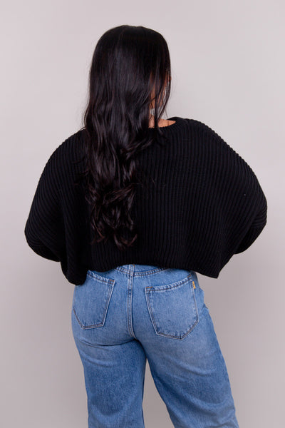 Bella Sweater-Black - FINAL SALE