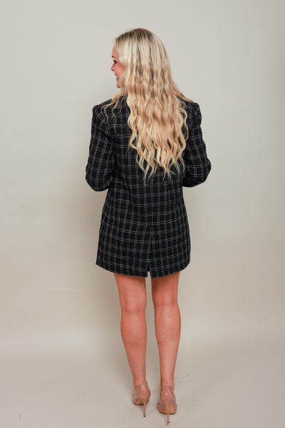 Executive Edge Tweed Blazer