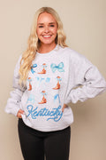 Kentucky Bows and Boots Graphic Sweatshirt