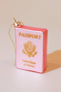 Passport Glass Ornament