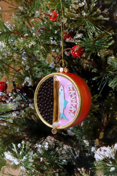Caviar Glass Ornament