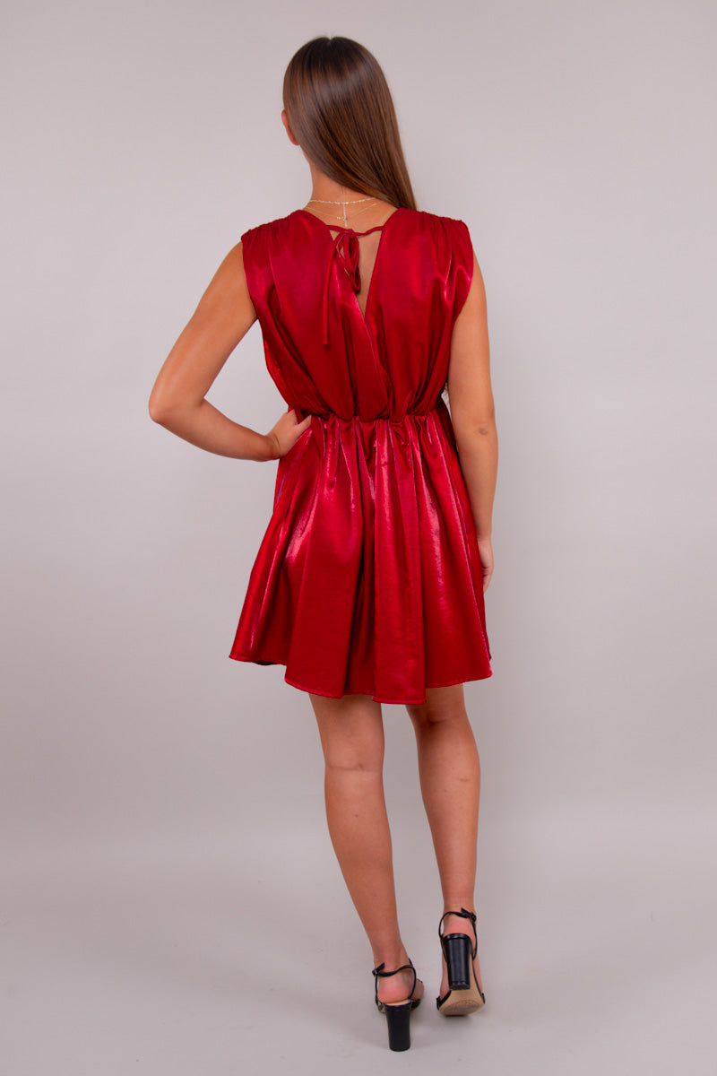 Radiant Ruby Dress - Medium (FINAL SALE)