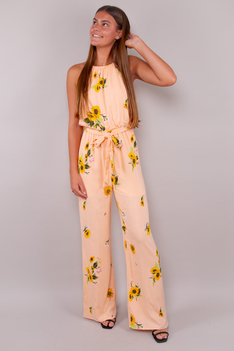 Sunflower Garden Jumpsuit - FINAL SALE