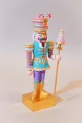 Whimsical Macaron Nutcracker-Teal