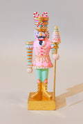 Whimsical Macaron Nutcracker - Coral