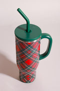 Christmas Plaid Mega Mug 30oz