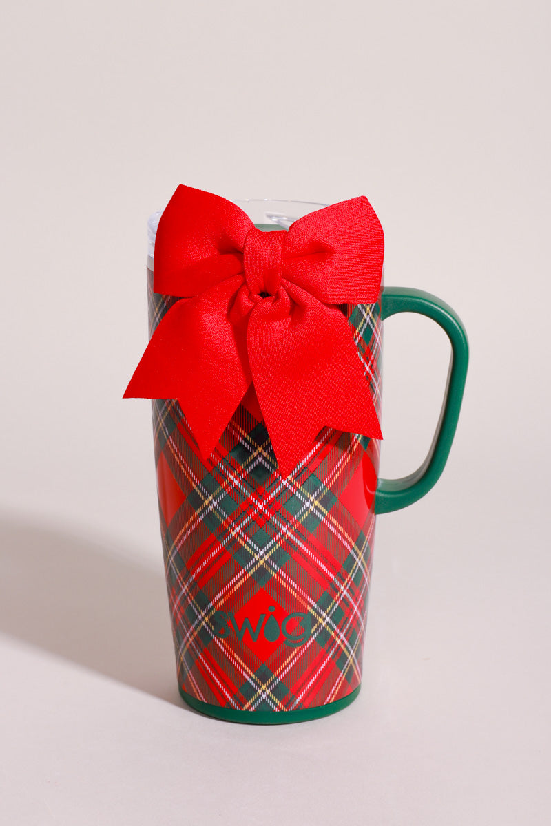 Christmas Plaid Travel Mug 22oz