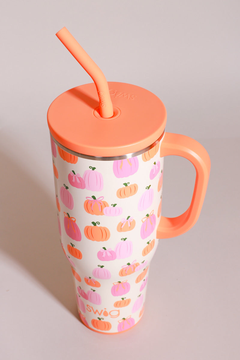 Pumpkins and Bows Mega Mug (40oz) - FINAL SALE