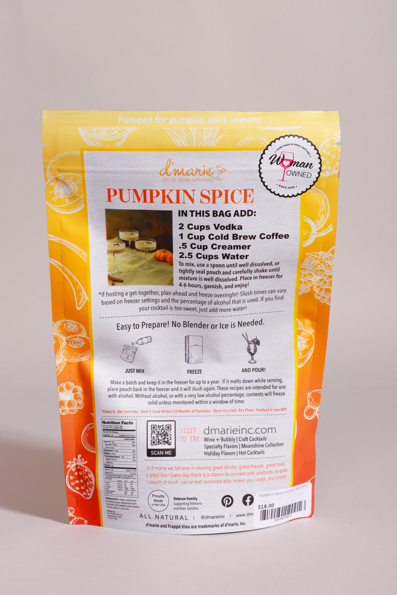 Pumpkin Spice Cocktail Slush Mix