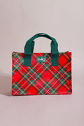 Christmas Plaid Reusable Gift Bag (Small)
