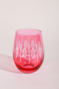 Sparkle Cut Stemless Wine Glass