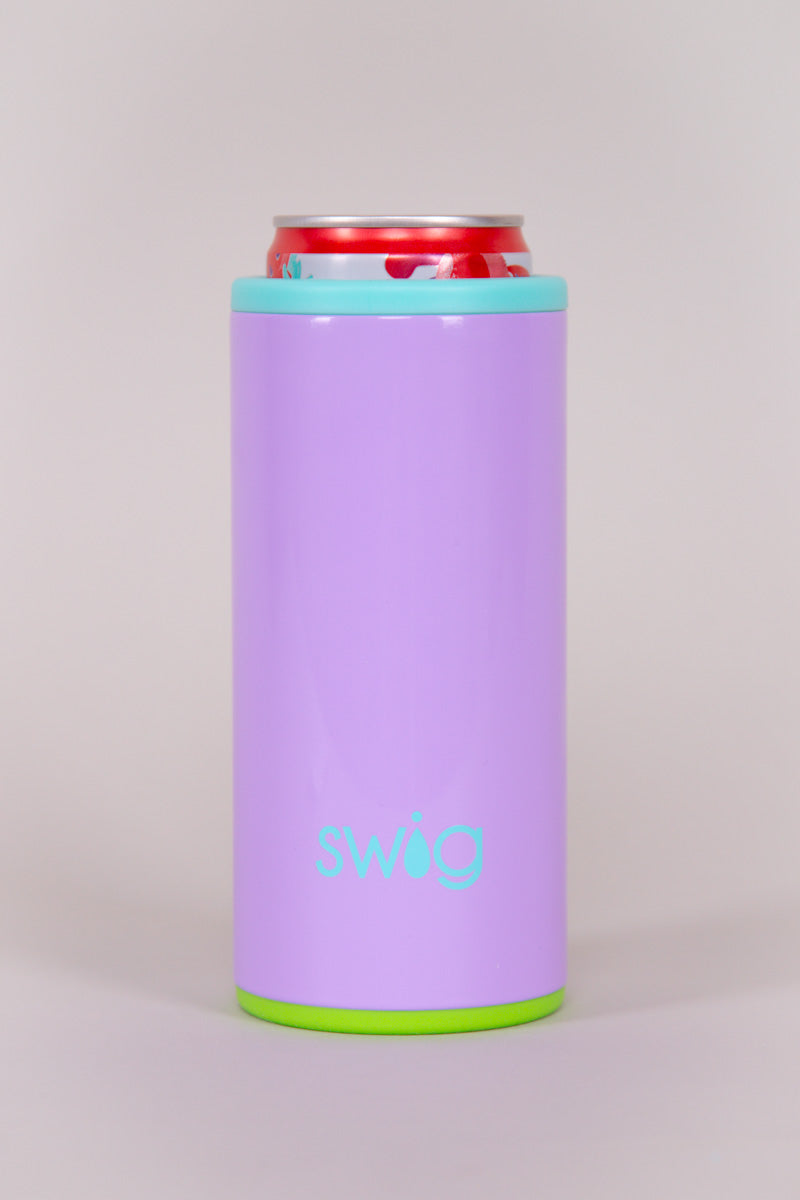 Swig Ultra Violet Skinny Can Cooler (12oz)