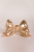 Golden Bow Candle Holder