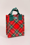 Christmas Plaid Reusable Gift Bag (Mini)