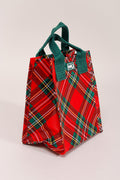 Christmas Plaid Reusable Gift Bag (Mini)