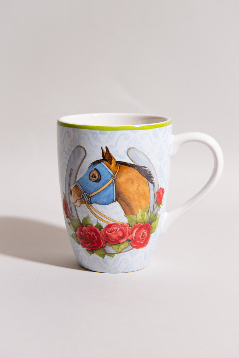 'Day At The Races' Racehorse Mug