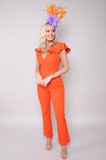 Kassi Ruffled Crepe Jumpsuit - FINAL SALE