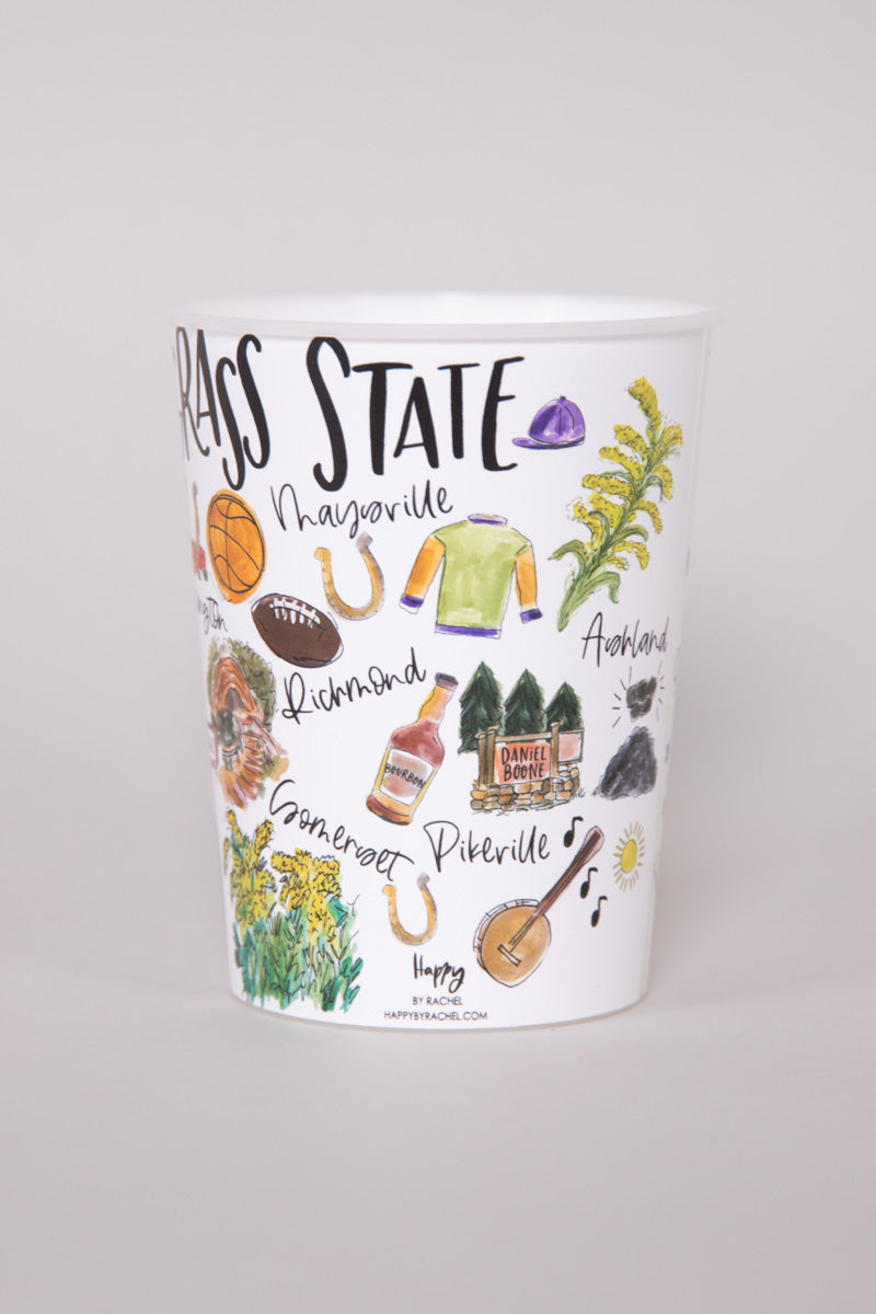 State of Kentucky Reusable Cups-Set of 6