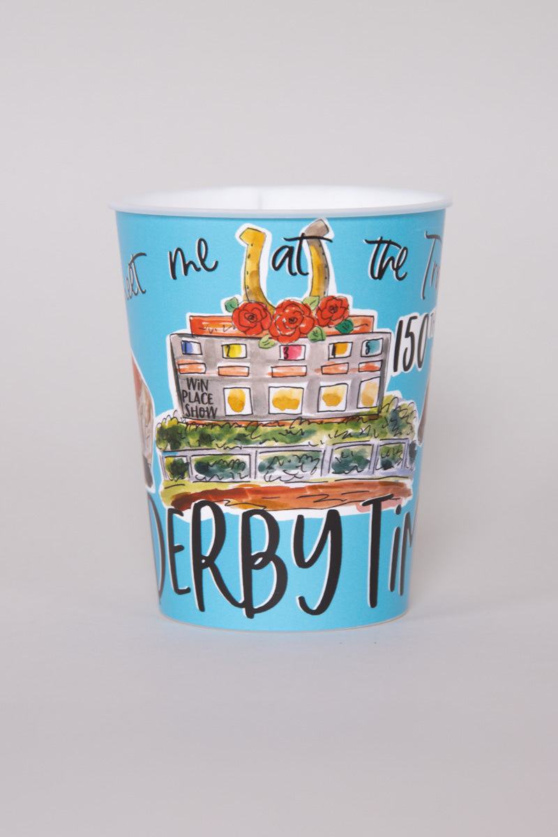 Derby Time Reusable Cups-Set of 6