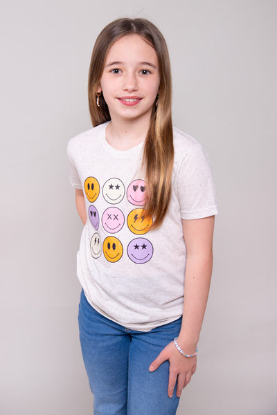 Kids Smiley Face Tee