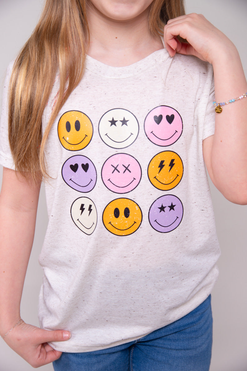 Kids Smiley Face Tee