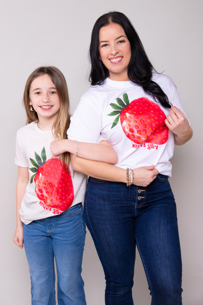 Strawberry Sweet Girl - Kids Graphic Tee