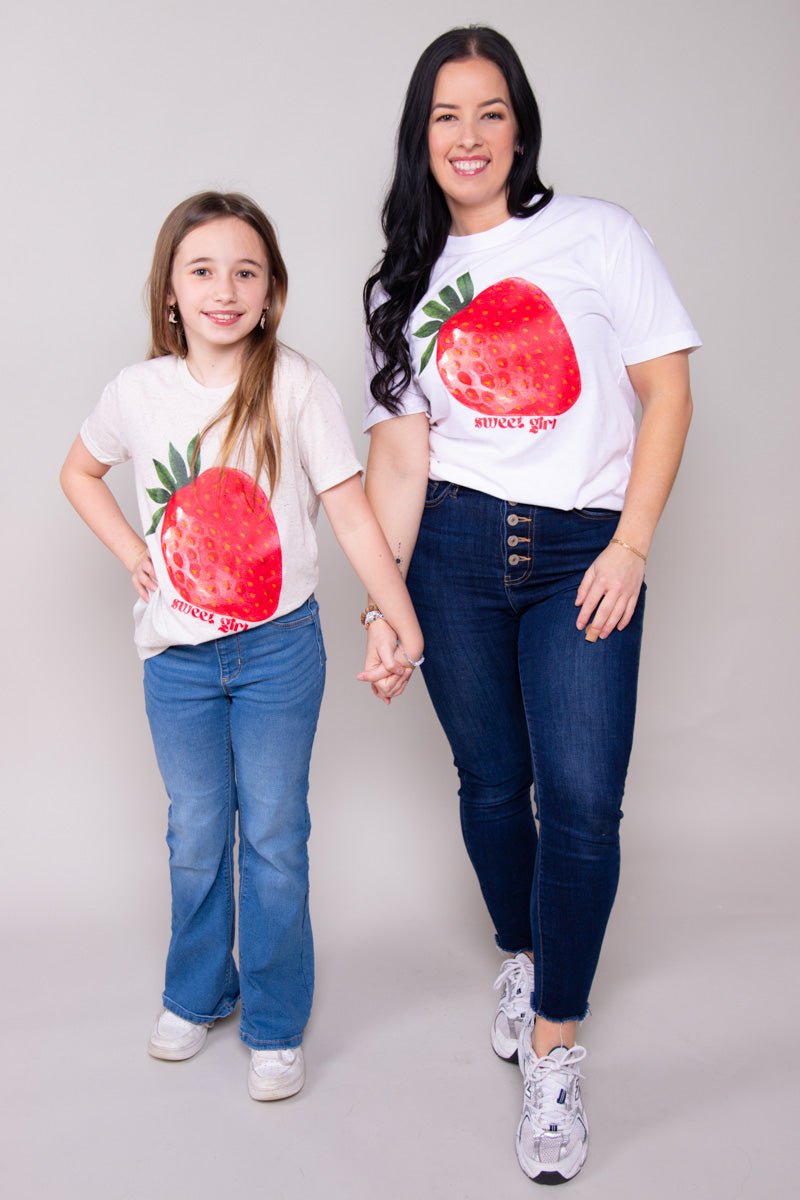 Strawberry Sweet Girl - Kids Graphic Tee