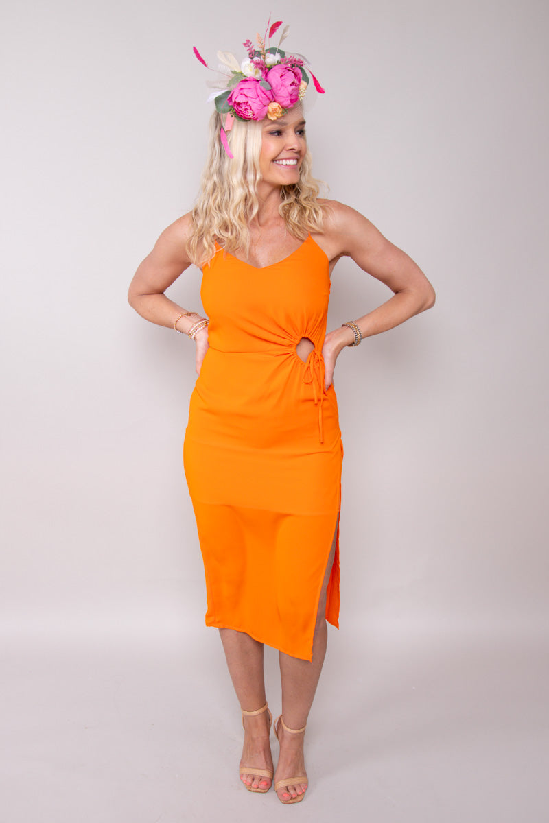 Flirty Peekaboo Slip Dress - FINAL SALE