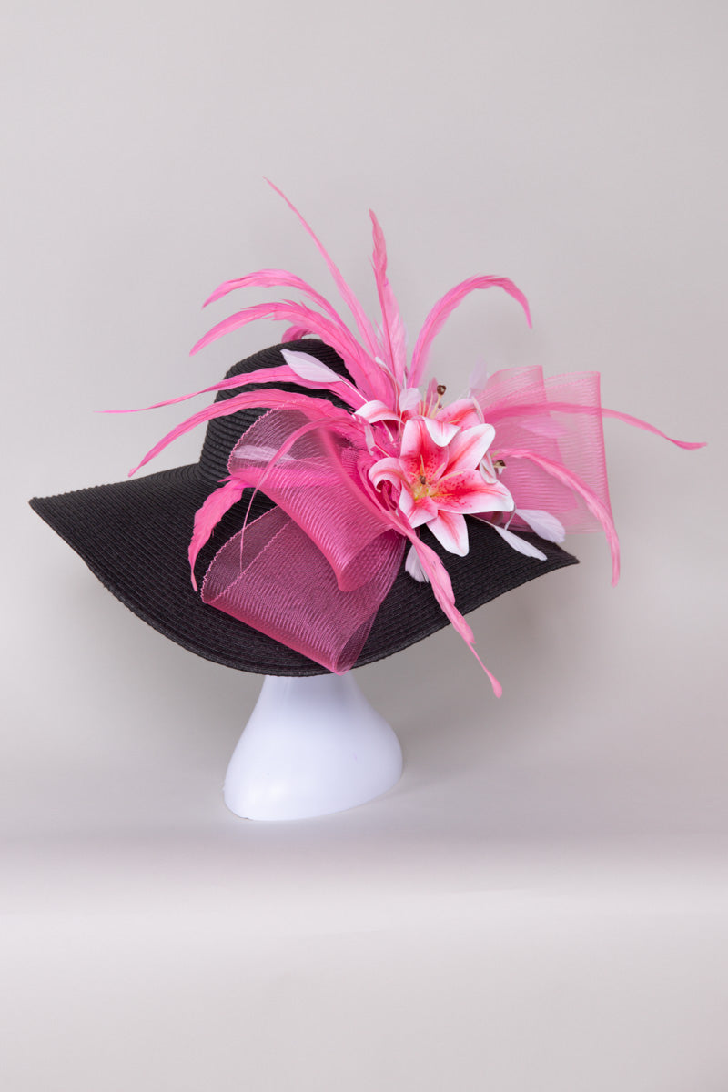 Pink Lily Derby Hat
