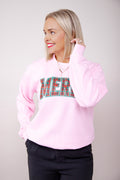 Tartan Merry Graphic Sweatshirt