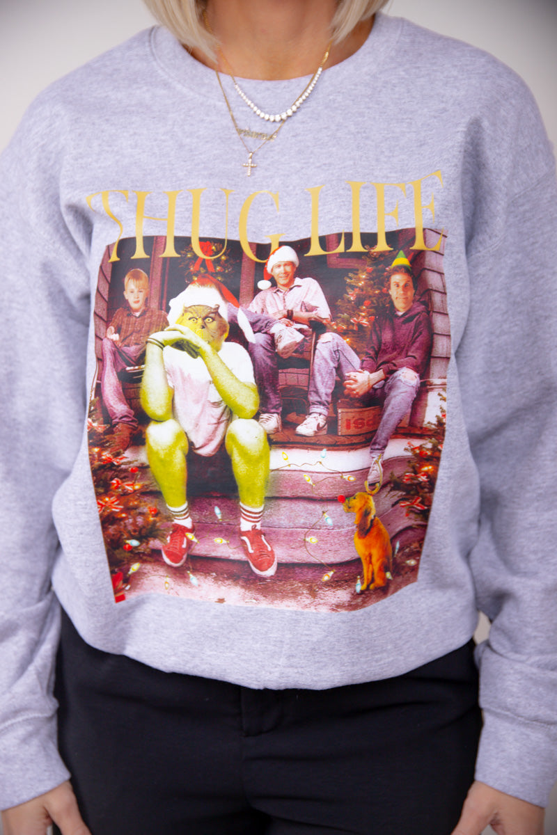 Thug Life Christmas Movie Sweatshirt