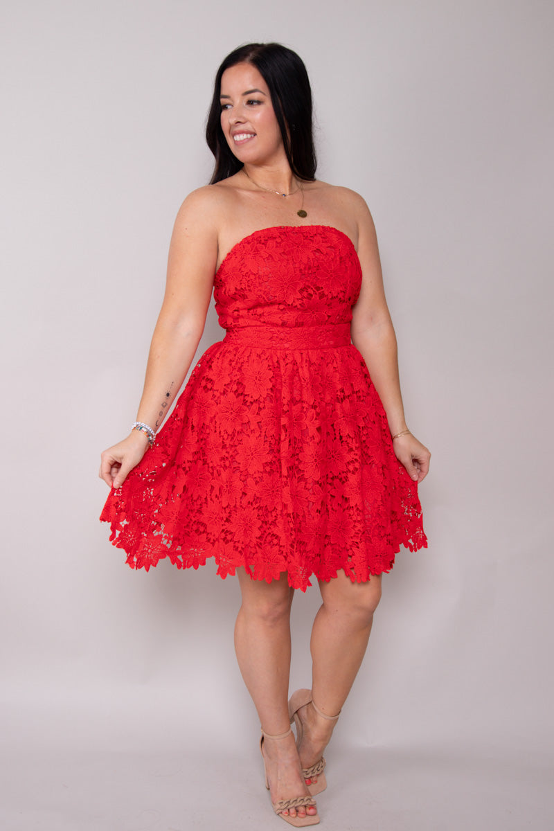 Scarlet Sway Mini Dress
