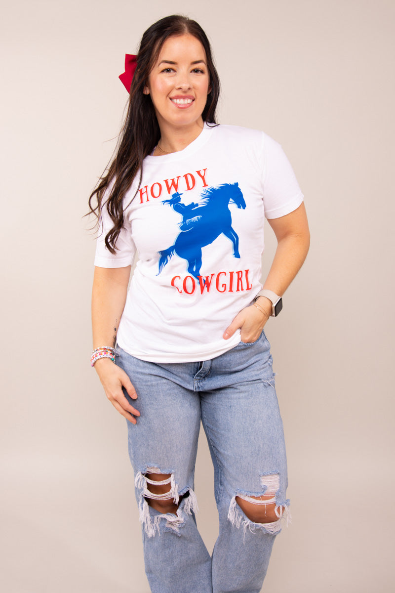 Howdy Cowgirl Graphic Tee - FINAL SALE