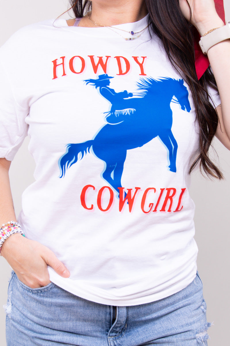 Howdy Cowgirl Graphic Tee - FINAL SALE