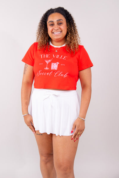 The Ville Social Club Cropped Boxy Tee