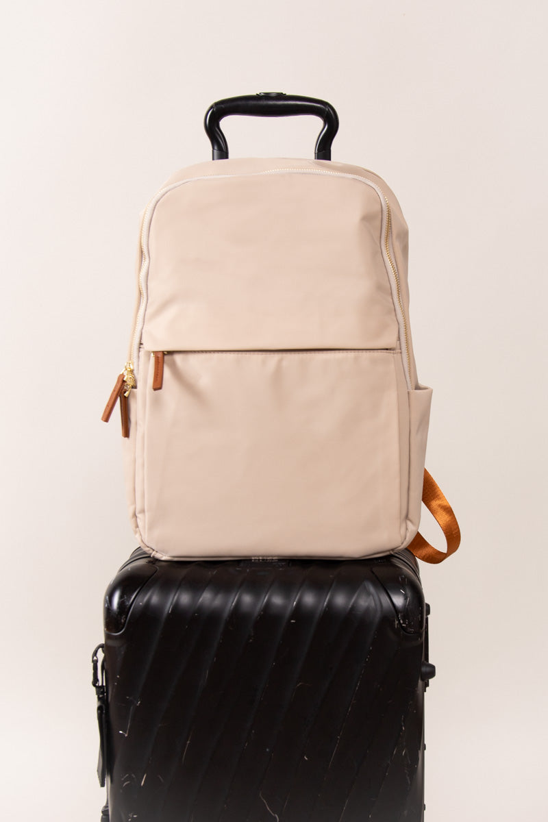 Sophistication Backpack - Tan