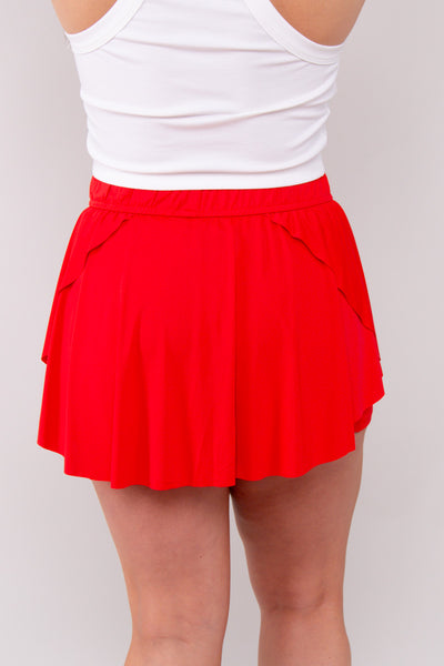 Cherry Bolt Skort