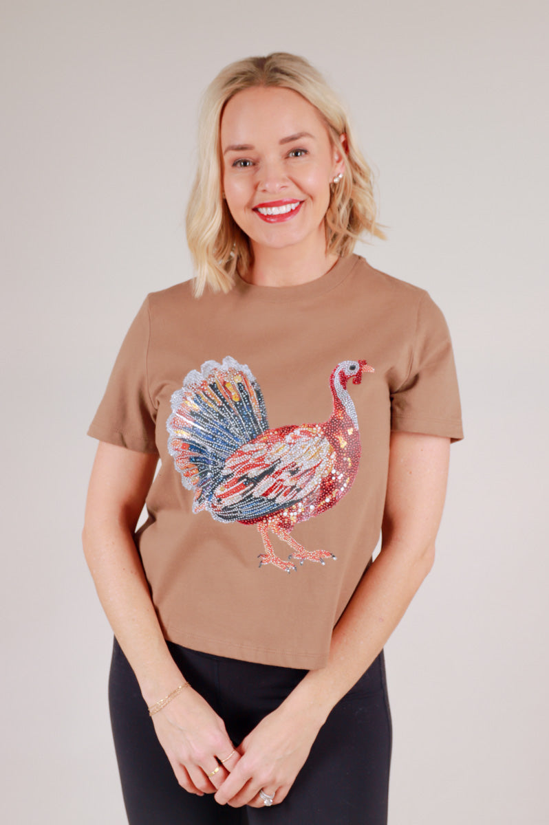 Glitter Turkey Graphic Tee