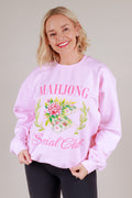 Mahjong Social Club Crewneck Sweatshirt