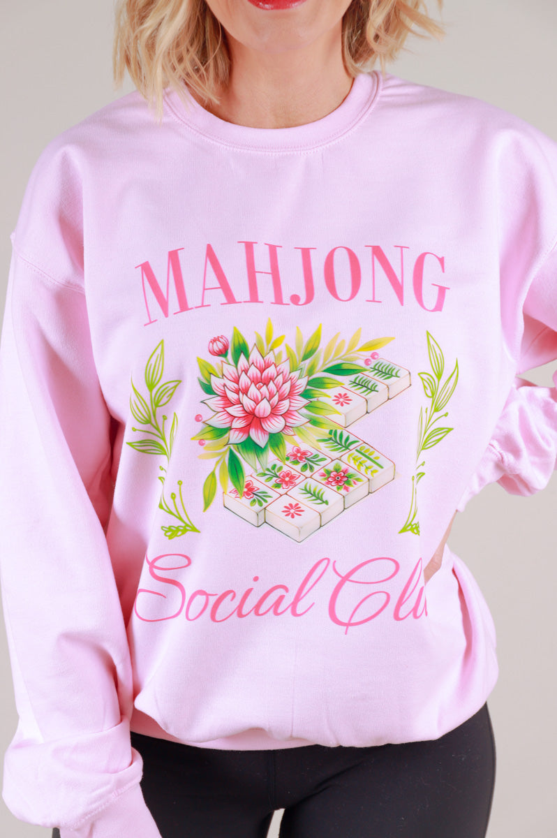 Mahjong Social Club Crewneck Sweatshirt