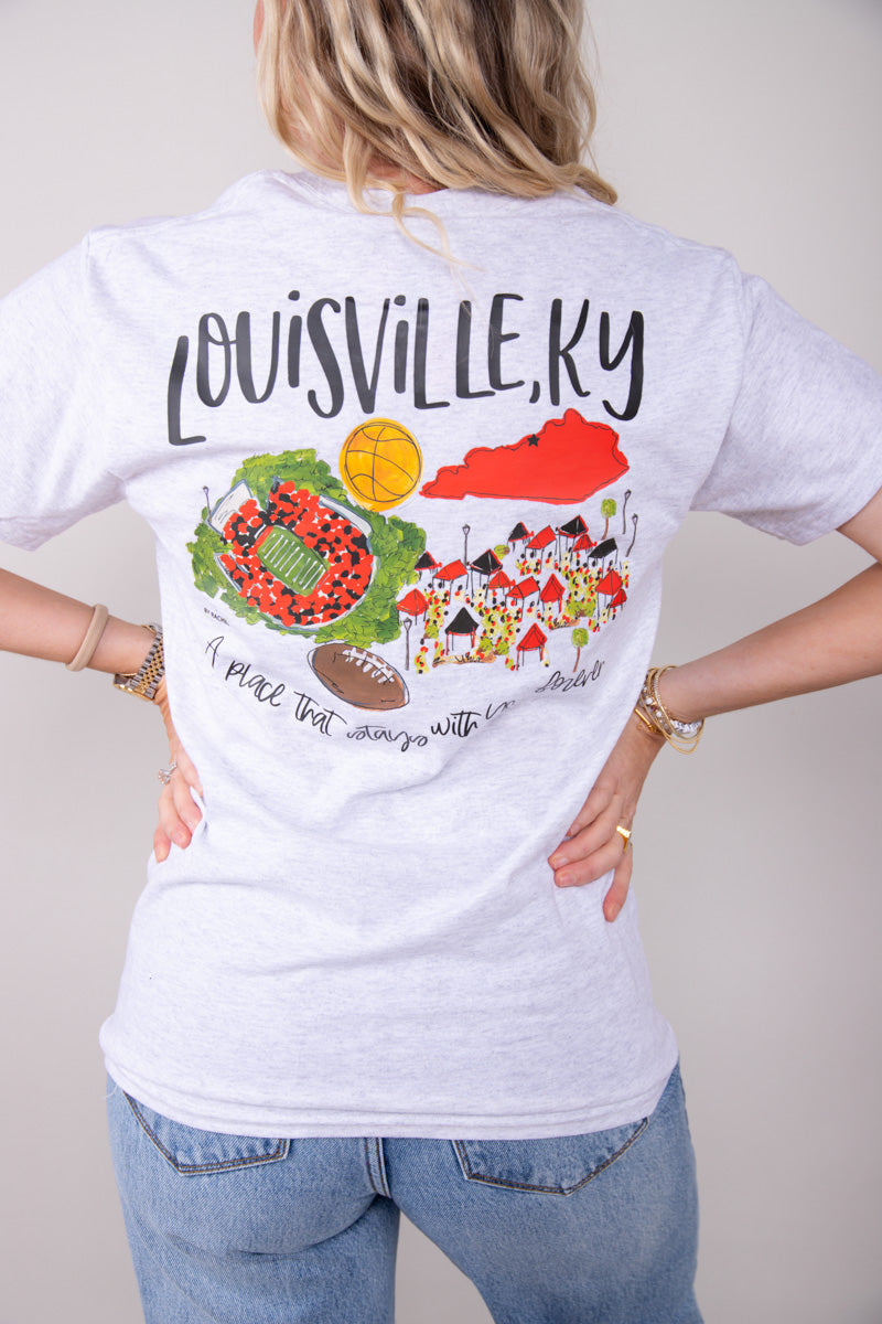 Louisville KY College Town Tee