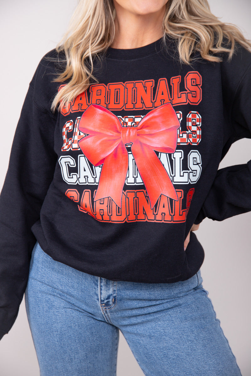 Cardinals Bow Game Day Sweatshirt