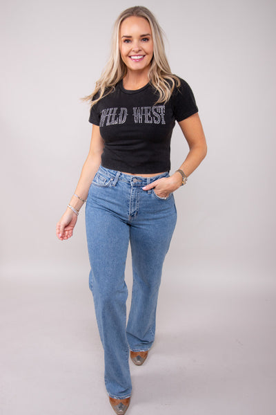 Wild West Rhinestone Baby Tee