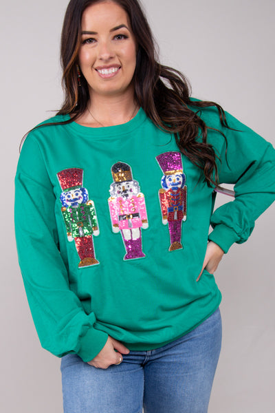 Sparkling Cheer Nutcracker Sweatshirt