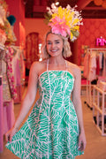 Verde Palms Mini Dress