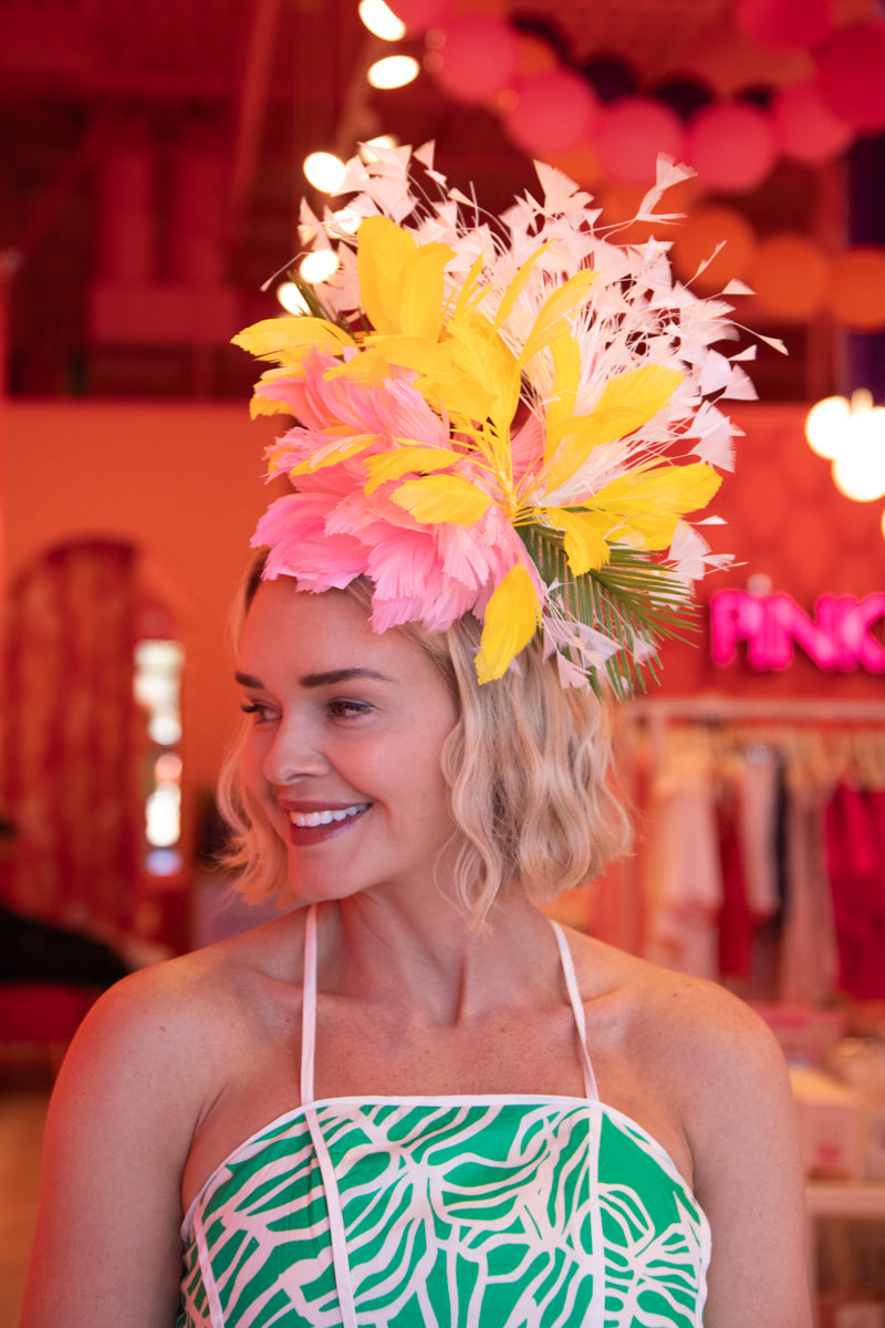Let's Get Tropical Fascinator - FINAL SALE