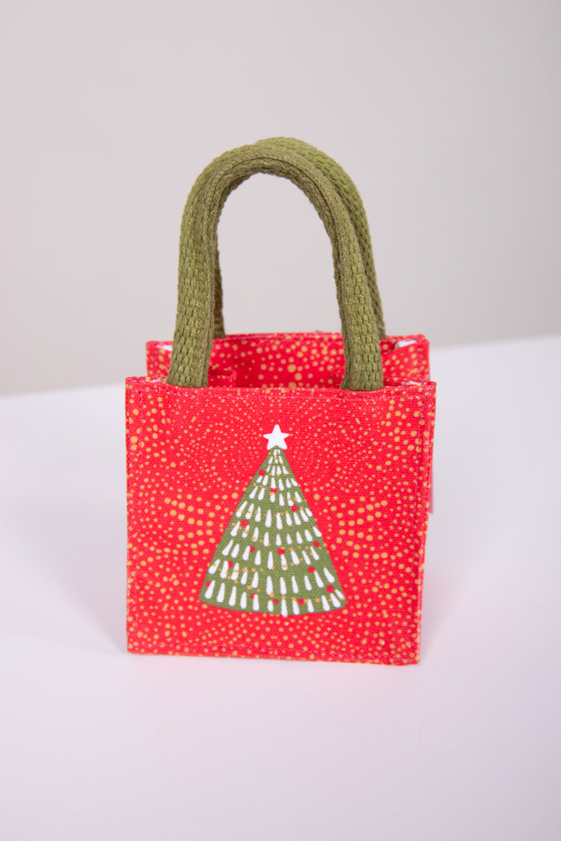 Oh, Christmas Tree Small Reusable Itsy Bitsy Gift Bag